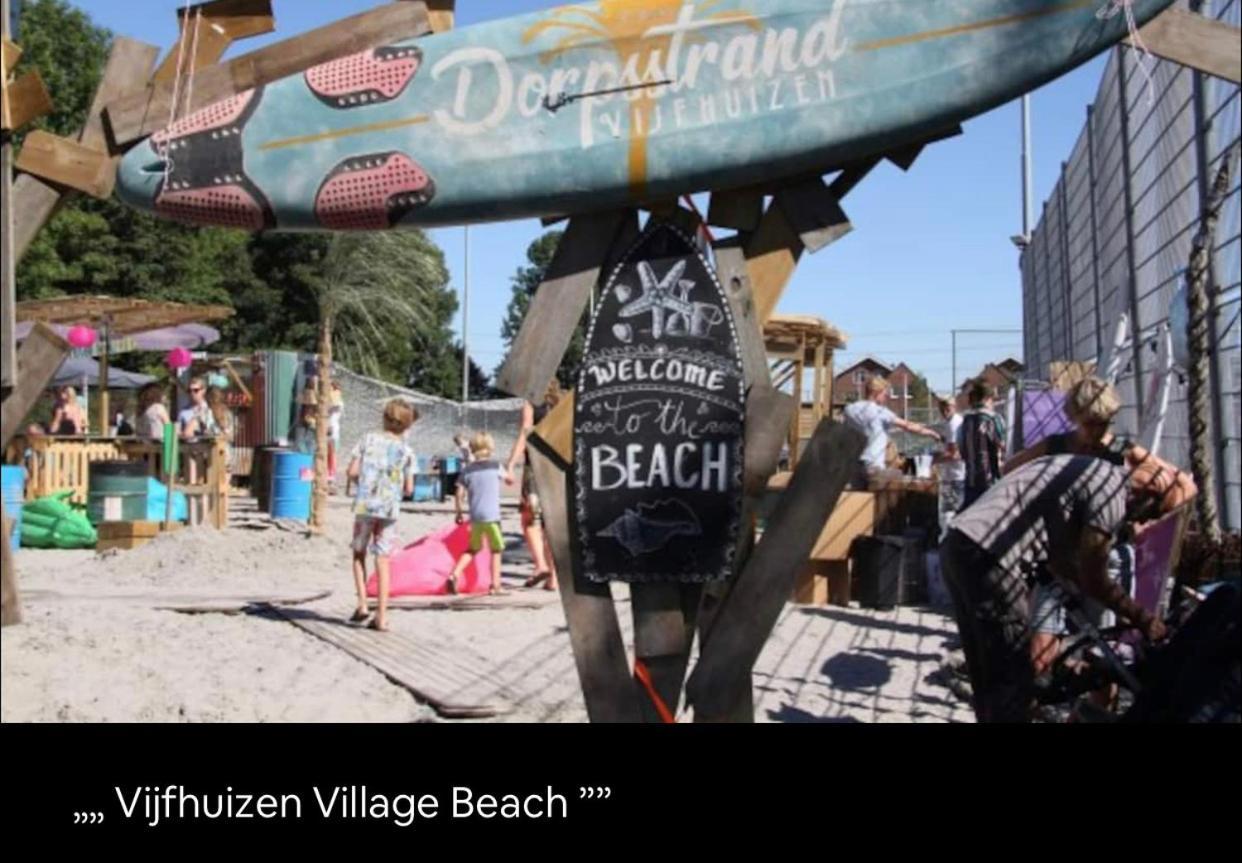 Wellness Bungalow With Jacuzzi &Sauna&Private Garden Near Amsterdam Vijfhuizen エクステリア 写真